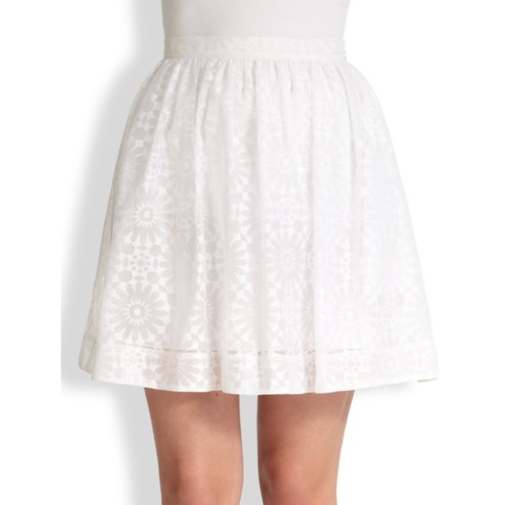 elizabeth & james floral skirt
